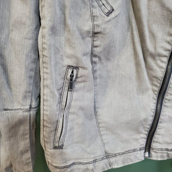 Calvin Klein | Denim Moto Jacket - Picture 4 of 5